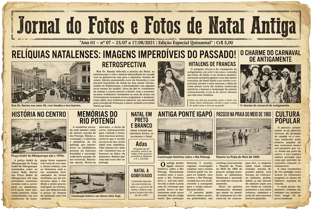 Fatos e Fotos de Natal Antiga